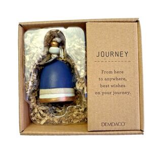 Demdaco Inspired Journey Mini Bell Stoneware Gift‎ Gratitude Keepsake NIB Decor